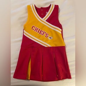 Toddler Chiefs Cheerleader uniform